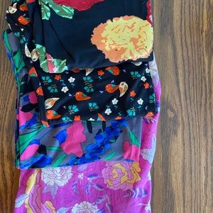 LuLaRoe One Size Leggings, Never Worn (4 pairs)